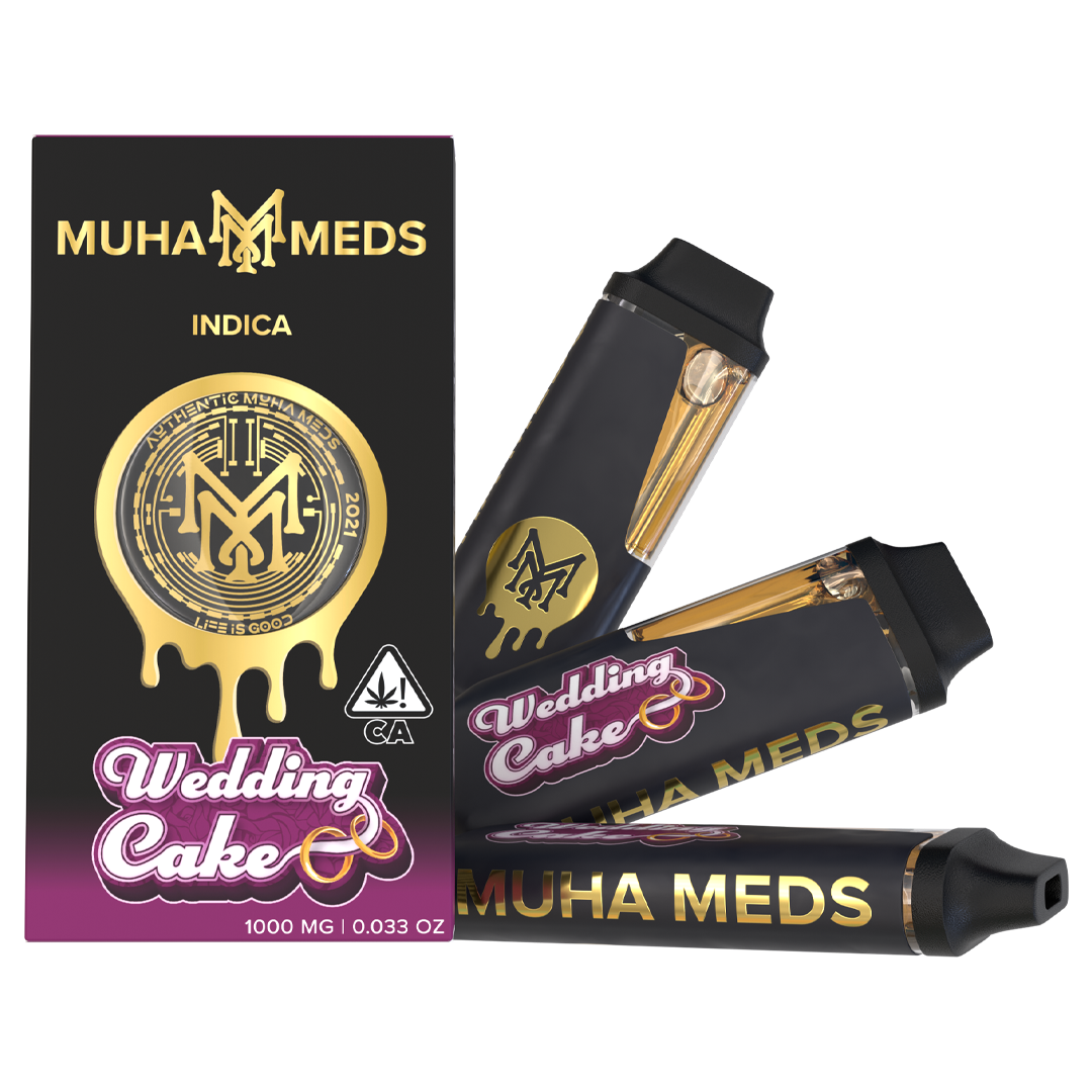 65399e3480770328749ced55_CA-Dispo-Wedding-Cake-1080.png Wedding Cake Muha Meds Disposable 2000MG | Indica - Image 1