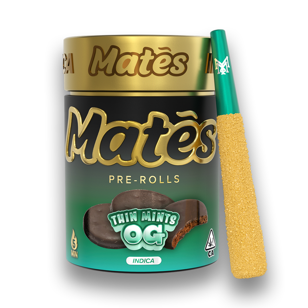 66830d331f061c4802fe5574_MM-Mates-Tin-ThinMints.png Muha Meds Thin Mints OG Pre Roll | Indica - Image 1