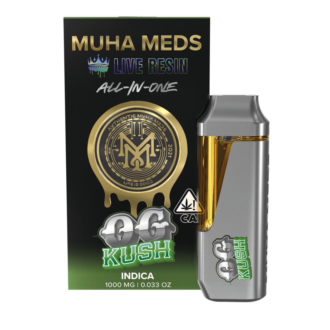 66f1d186c365be68c954eab9_CA_Dispo_AllinOne_LR_OGKush_V1.png OG Kush Muha Meds Disposable Live Resin | Indica - Image 1