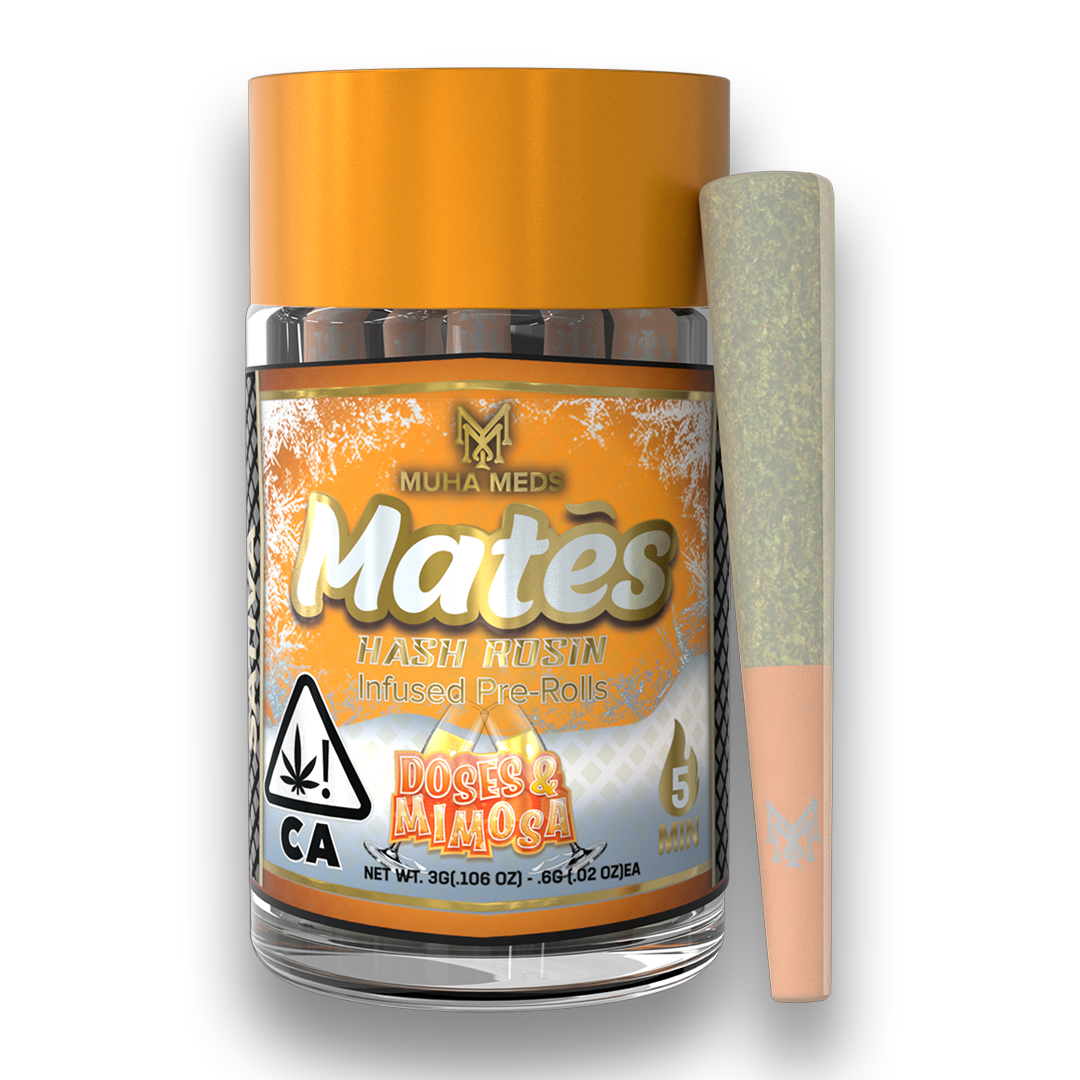 672dd89ddac1b610dc0d62a7_MM-Mates-HR-Mimosa.png Muha Meds Doses and Mimosas Pre Roll | Sativa - Image 1