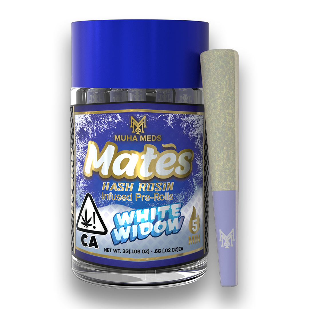 672dd8cf5464f10cf7d8a778_MM-Mates-HR-White-Widow.png Muha Meds White Widow Pre Roll | Indica - Image 1