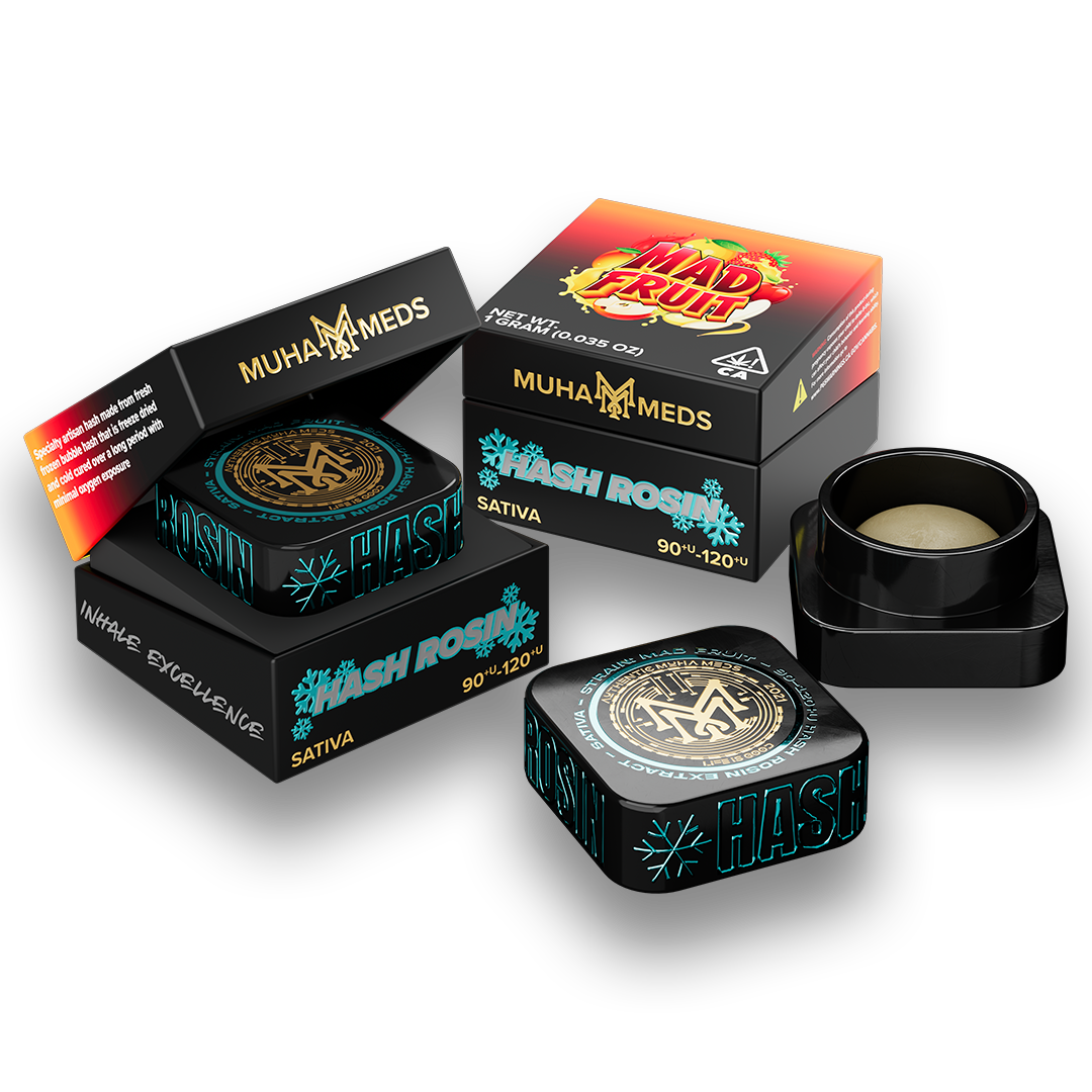 672e741cf47fe2e3ce04e43d_MM-Products-Concentrate-HR-MadFruit-1.png Mad Fruit Muha Meds Hash Rosin | Sativa - Image 1