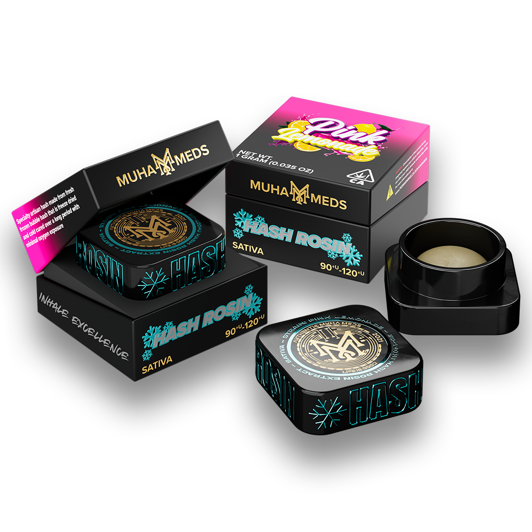 672e7434728eb330bdfecba2_MM-Products-Concentrate-HR-PinkLemonade-1.png Pink Lemonade Muha Meds Hash Rosin | Sativa - Image 1